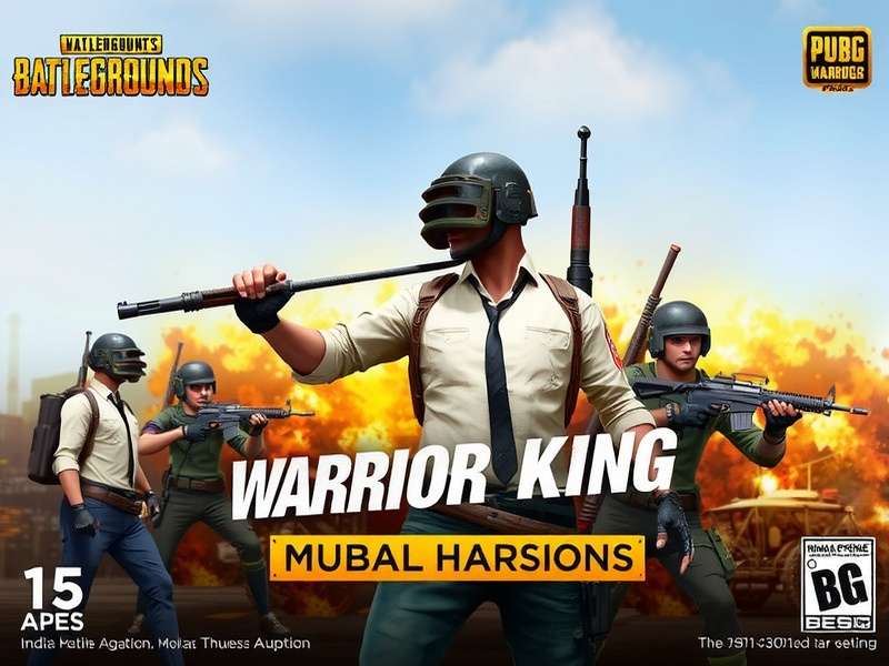 PUBG Warlord Warrior King Gameplay Screenshot – Indian Map